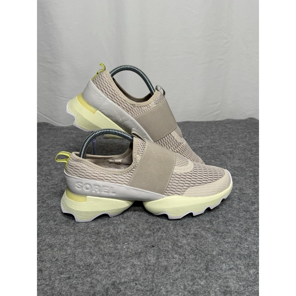 Sorel Kinetic Impact Strap Sneaker Dark Stone Yellow Women's Size 8.5 EU 39.5 - Picture 2 of 9